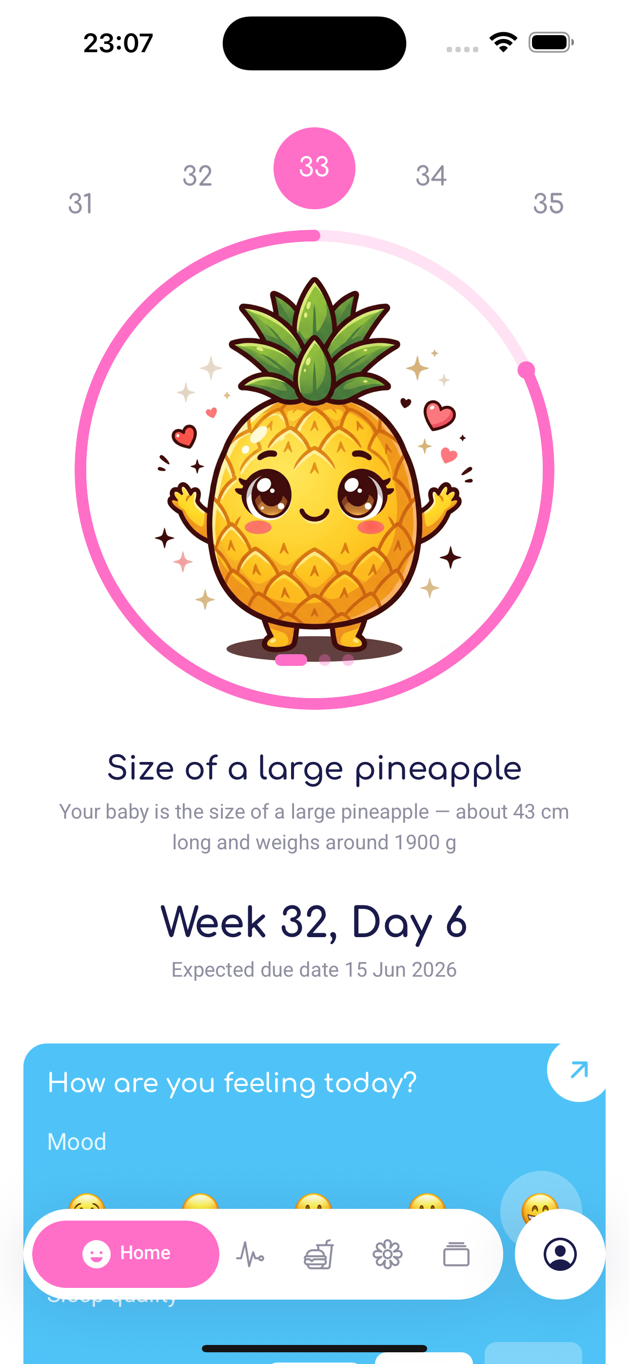 Baby Novum — week tracker